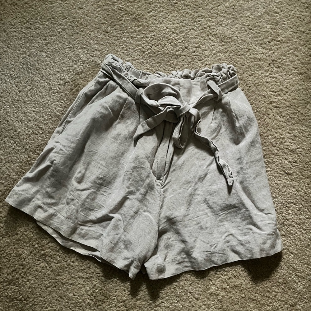 H&M Linen Blend Short | Natural Beige | 2